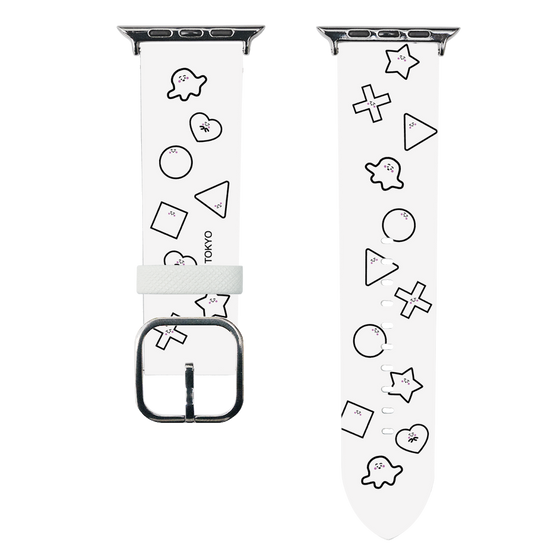 スマートウォッチレザーバンド［ シナぷしゅ - きごう ］