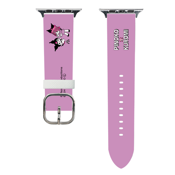 スマートウォッチレザーバンド［ ピノコ×サンリオキャラクターズ - ピノコ×クロミ ］