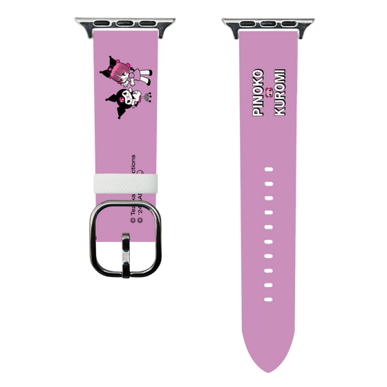 スマートウォッチレザーバンド［ ピノコ×サンリオキャラクターズ - ピノコ×クロミ ］