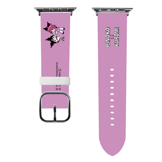 スマートウォッチレザーバンド［ ピノコ×サンリオキャラクターズ - ピノコ×クロミ ］