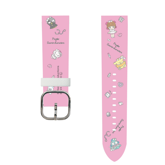 スマートウォッチレザーバンド［ ピノコ×サンリオキャラクターズ - お医者さんごっこ ］