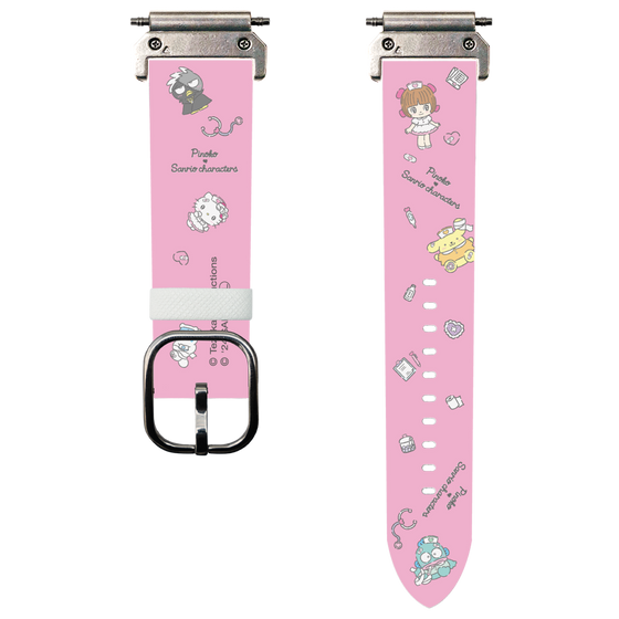 スマートウォッチレザーバンド［ ピノコ×サンリオキャラクターズ - お医者さんごっこ ］