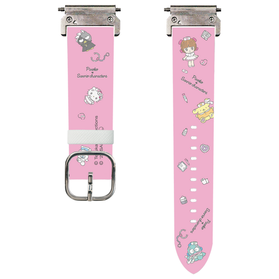 スマートウォッチレザーバンド［ ピノコ×サンリオキャラクターズ - お医者さんごっこ ］