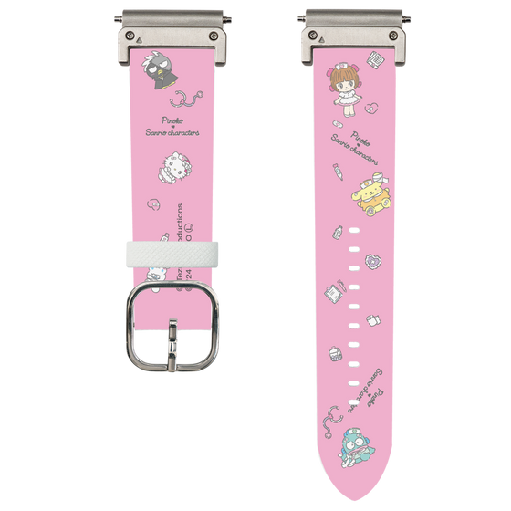 スマートウォッチレザーバンド［ ピノコ×サンリオキャラクターズ - お医者さんごっこ ］
