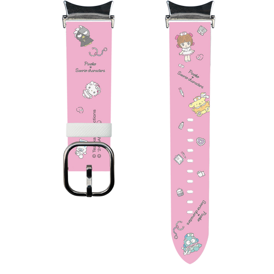 スマートウォッチレザーバンド［ ピノコ×サンリオキャラクターズ - お医者さんごっこ ］