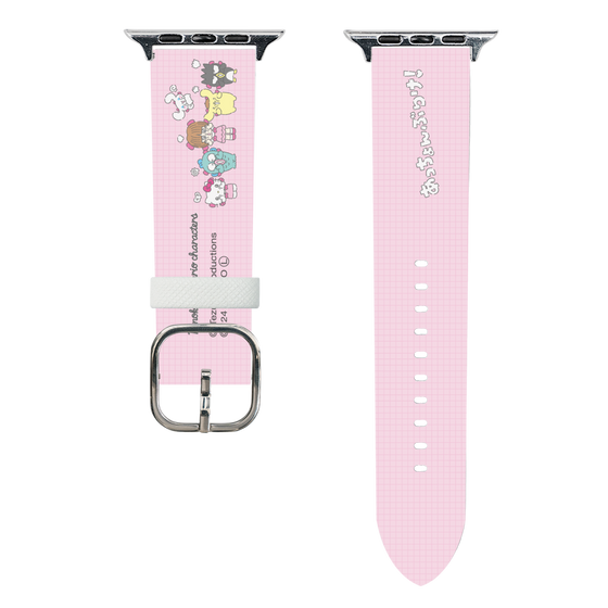 スマートウォッチレザーバンド［ ピノコ×サンリオキャラクターズ - 仲良し ］