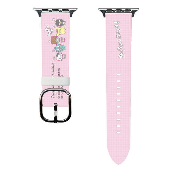 スマートウォッチレザーバンド［ ピノコ×サンリオキャラクターズ - 仲良し ］