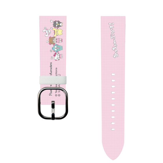 スマートウォッチレザーバンド［ ピノコ×サンリオキャラクターズ - 仲良し ］