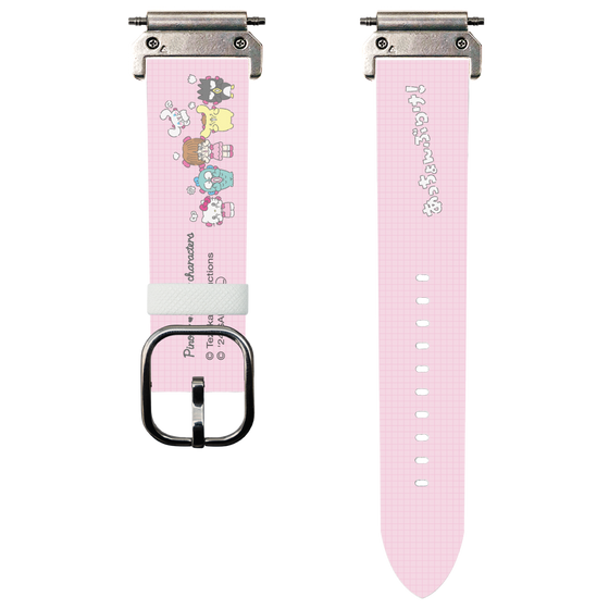 スマートウォッチレザーバンド［ ピノコ×サンリオキャラクターズ - 仲良し ］