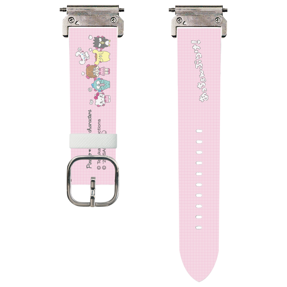 スマートウォッチレザーバンド［ ピノコ×サンリオキャラクターズ - 仲良し ］