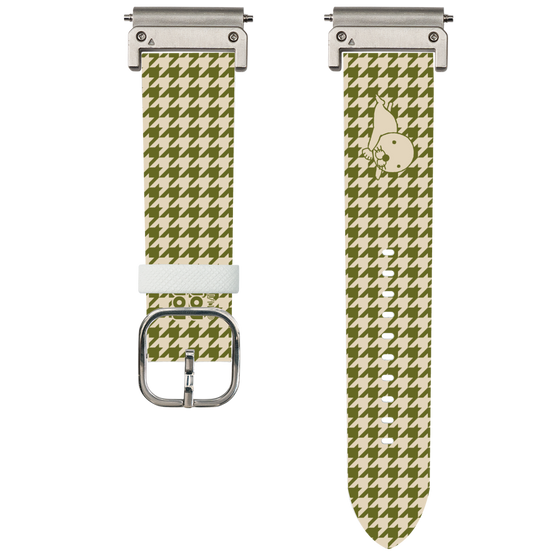 スマートウォッチレザーバンド［ ぼのぼの - ワントーン - カーキ ］