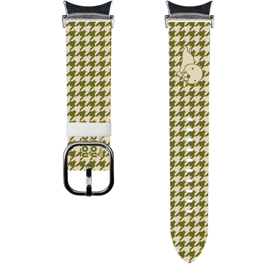 スマートウォッチレザーバンド［ ぼのぼの - ワントーン - カーキ ］