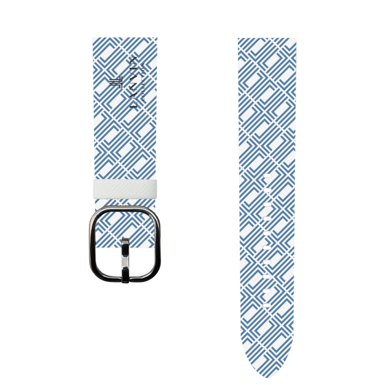 スマートウォッチレザーバンド［ LANVIN COLLECTION - ロゴパターン ］