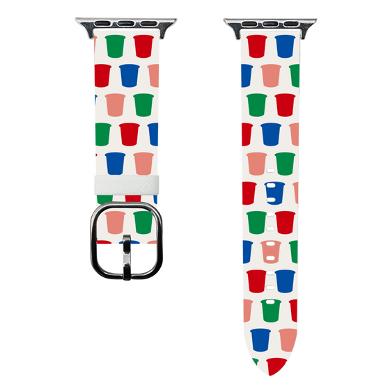 スマートウォッチレザーバンド［ カルビー - じゃがりこパッケージ - シルエット ］