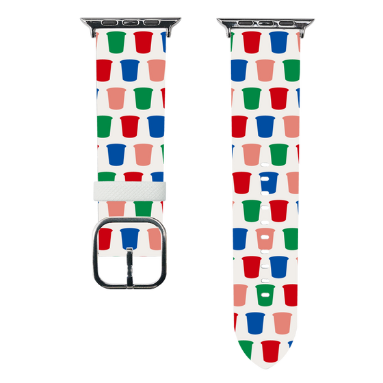 スマートウォッチレザーバンド［ カルビー - じゃがりこパッケージ - シルエット ］