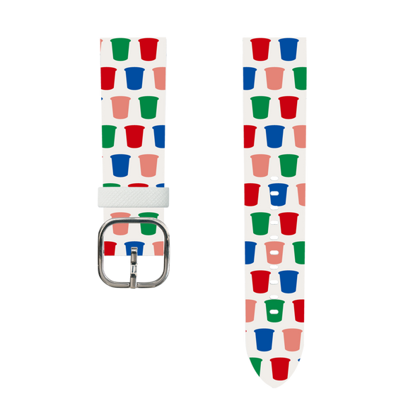 スマートウォッチレザーバンド［ カルビー - じゃがりこパッケージ - シルエット ］