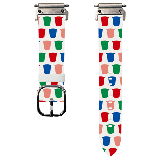 スマートウォッチレザーバンド［ カルビー - じゃがりこパッケージ - シルエット ］