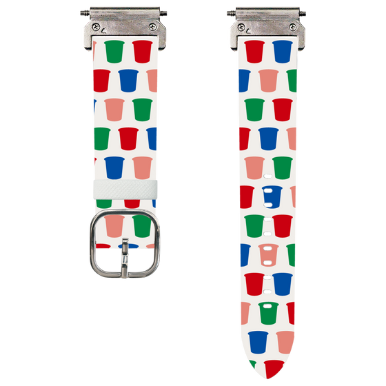 スマートウォッチレザーバンド［ カルビー - じゃがりこパッケージ - シルエット ］