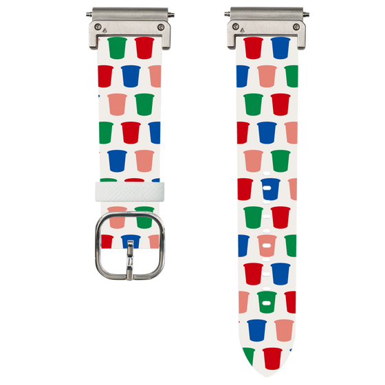 スマートウォッチレザーバンド［ カルビー - じゃがりこパッケージ - シルエット ］