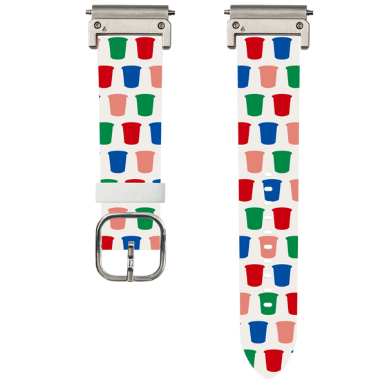 スマートウォッチレザーバンド［ カルビー - じゃがりこパッケージ - シルエット ］