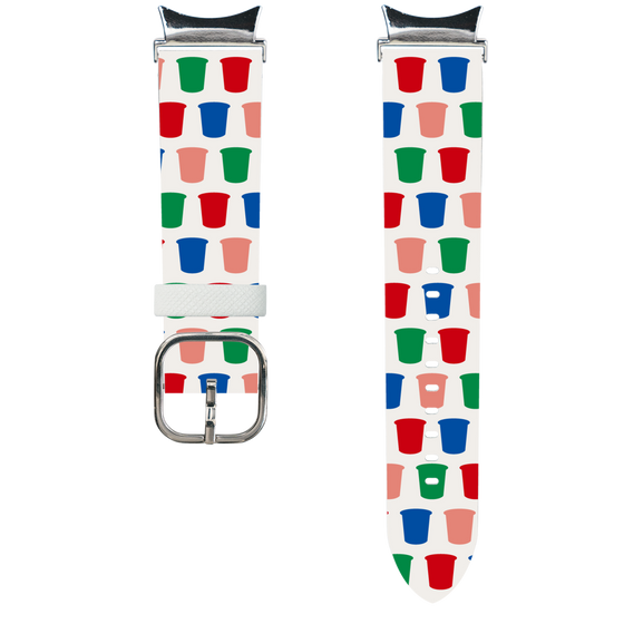 スマートウォッチレザーバンド［ カルビー - じゃがりこパッケージ - シルエット ］