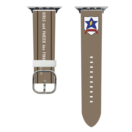 スマートウォッチレザーバンド［ ガールズ＆パンツァー - サンダース大学付属高校 ］