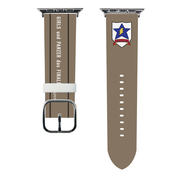 スマートウォッチレザーバンド［ ガールズ＆パンツァー - サンダース大学付属高校 ］