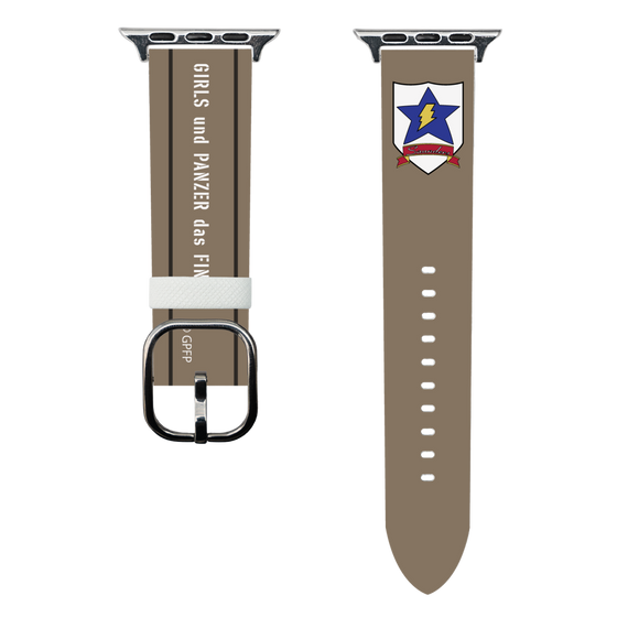 スマートウォッチレザーバンド［ ガールズ＆パンツァー - サンダース大学付属高校 ］