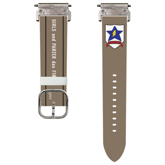 スマートウォッチレザーバンド［ ガールズ＆パンツァー - サンダース大学付属高校 ］