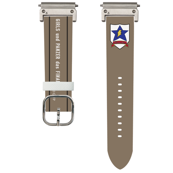 スマートウォッチレザーバンド［ ガールズ＆パンツァー - サンダース大学付属高校 ］