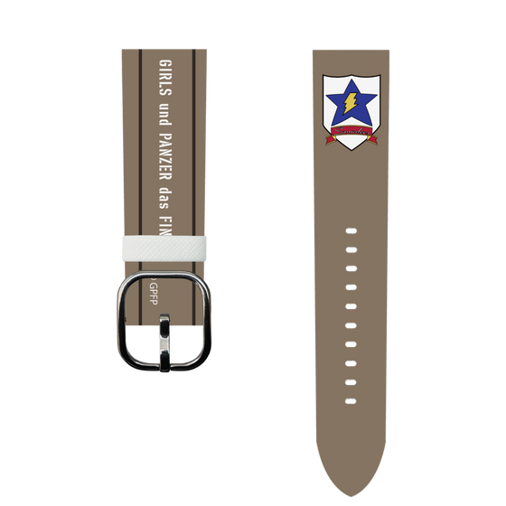 スマートウォッチレザーバンド［ ガールズ＆パンツァー - サンダース大学付属高校 ］