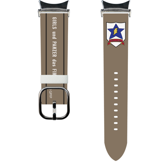 スマートウォッチレザーバンド［ ガールズ＆パンツァー - サンダース大学付属高校 ］