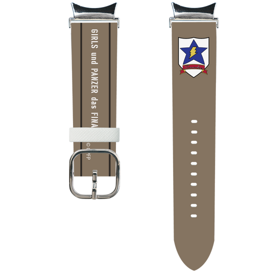スマートウォッチレザーバンド［ ガールズ＆パンツァー - サンダース大学付属高校 ］