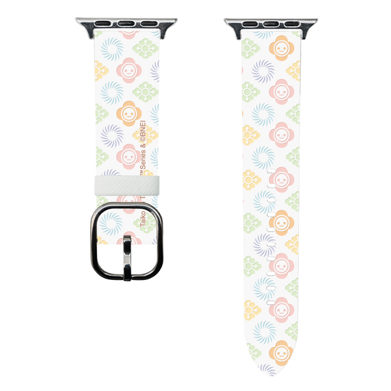 スマートウォッチレザーバンド［ 太鼓の達人 - ビドン柄 ］