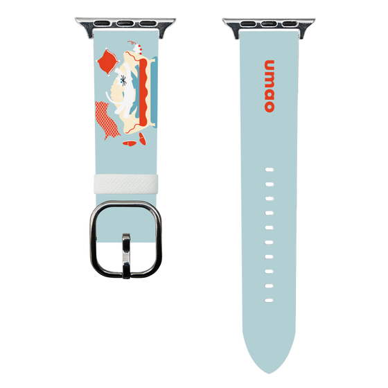 スマートウォッチレザーバンド［ umao - 飛ぶねこ ］