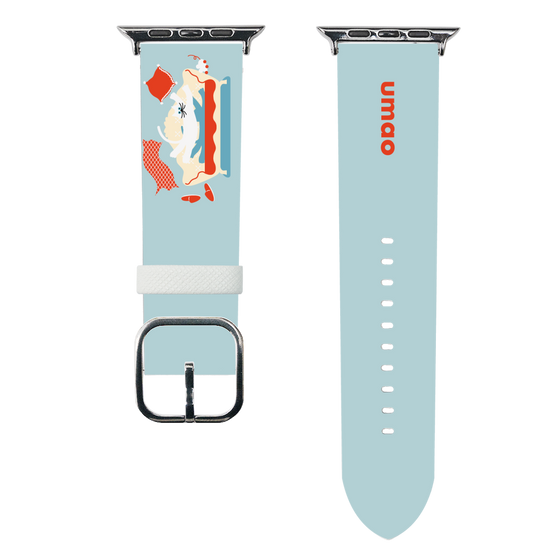 スマートウォッチレザーバンド［ umao - 飛ぶねこ ］