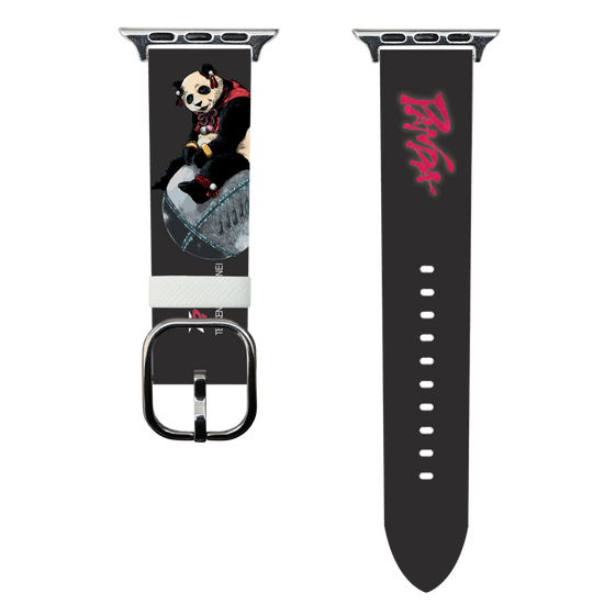 スマートウォッチレザーバンド［ 鉄拳 - パンダ ］