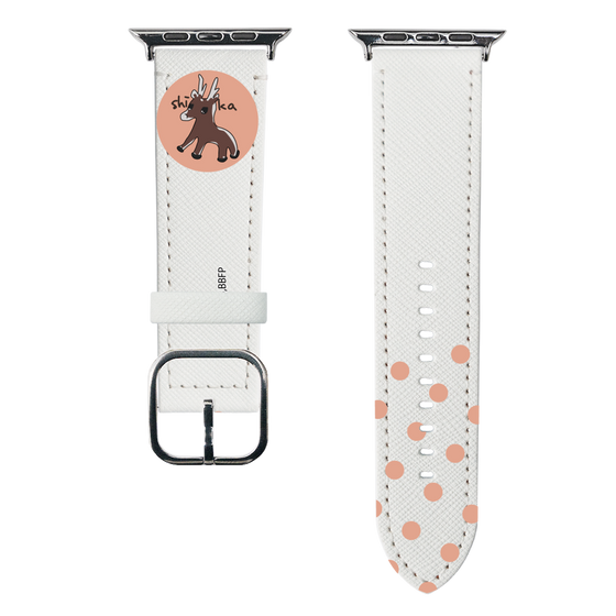 スマートウォッチレザーバンド［ アオのハコ -千夏画伯の鹿 ］