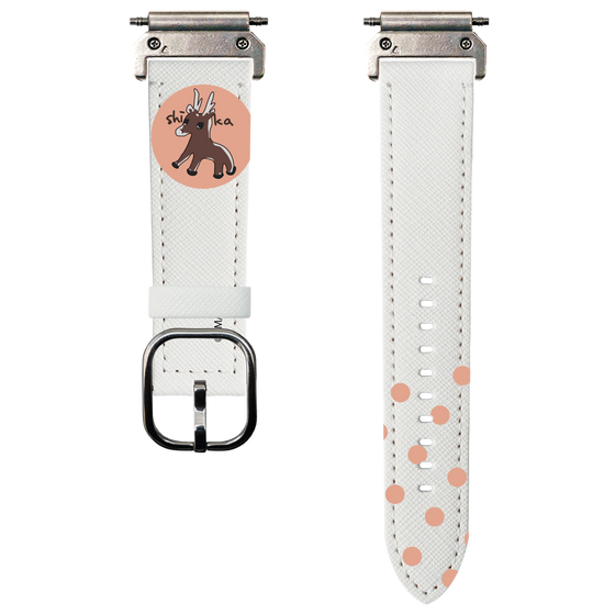 スマートウォッチレザーバンド［ アオのハコ -千夏画伯の鹿 ］