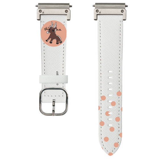 スマートウォッチレザーバンド［ アオのハコ -千夏画伯の鹿 ］