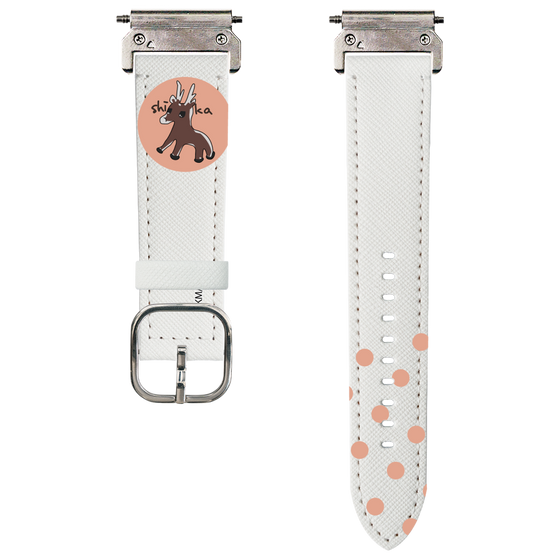 スマートウォッチレザーバンド［ アオのハコ -千夏画伯の鹿 ］