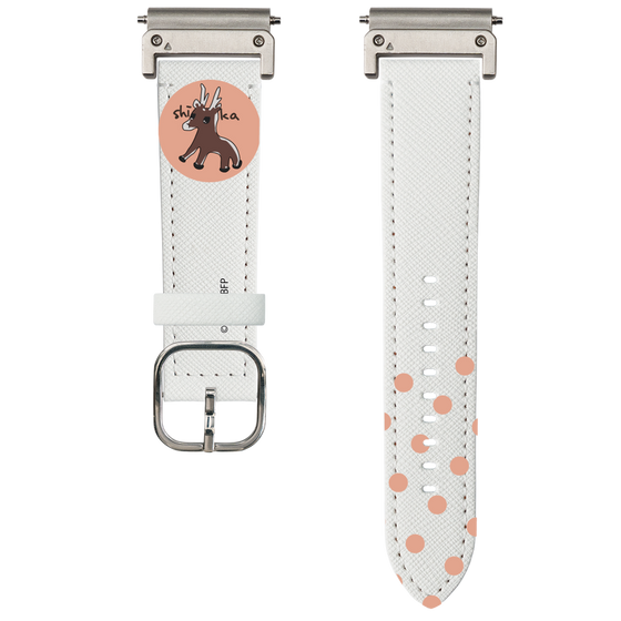 スマートウォッチレザーバンド［ アオのハコ -千夏画伯の鹿 ］