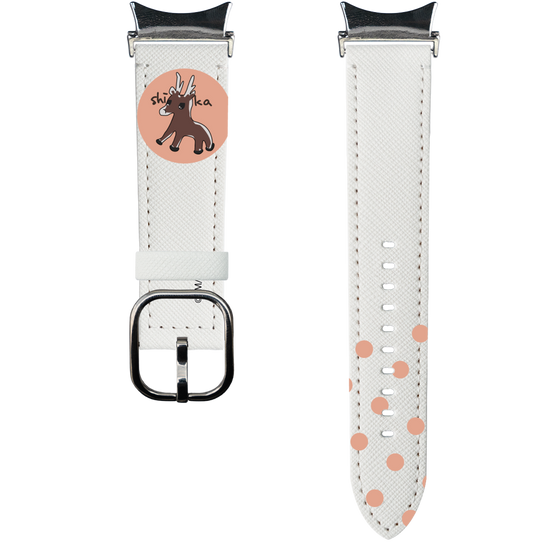 スマートウォッチレザーバンド［ アオのハコ -千夏画伯の鹿 ］