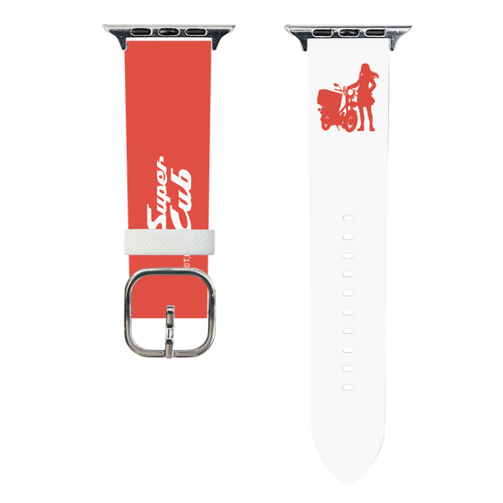 スマートウォッチレザーバンド［ TVアニメ「スーパーカブ」 - シルエット - 礼子 ］