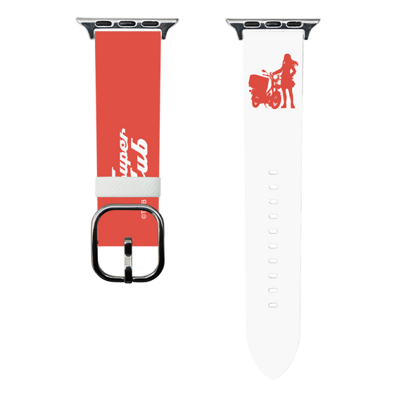 スマートウォッチレザーバンド［ TVアニメ「スーパーカブ」 - シルエット - 礼子 ］