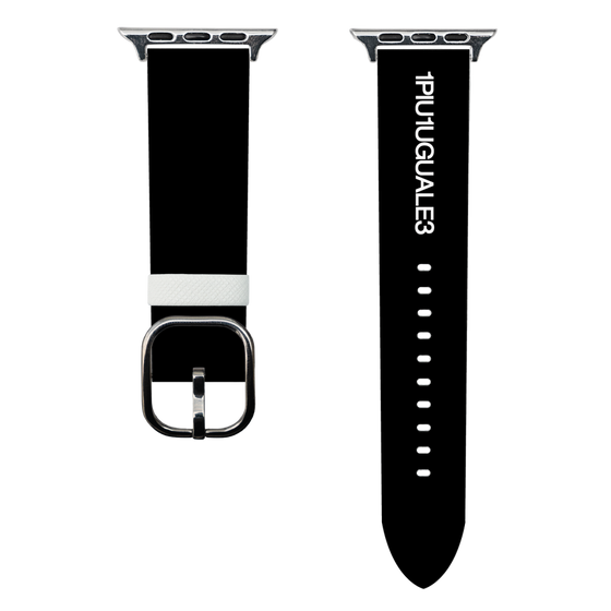 スマートウォッチレザーバンド［ 1PIU1UGUALE3 - ロゴ ］