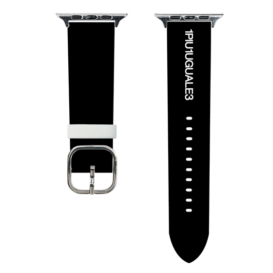 スマートウォッチレザーバンド［ 1PIU1UGUALE3 - ロゴ ］