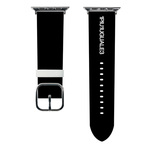 スマートウォッチレザーバンド［ 1PIU1UGUALE3 - ロゴ ］