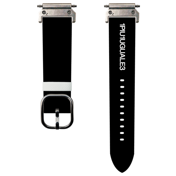 スマートウォッチレザーバンド［ 1PIU1UGUALE3 - ロゴ ］