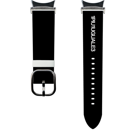 スマートウォッチレザーバンド［ 1PIU1UGUALE3 - ロゴ ］